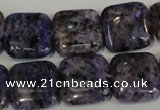 CLJ273 15.5 inches 16*16mm square dyed sesame jasper beads wholesale