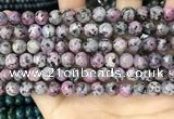 CLJ505 15.5 inches 4mm,6mm,8mm,10mm & 12mm round sesame jasper beads