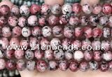 CLJ506 15.5 inches 4mm,6mm,8mm,10mm & 12mm round sesame jasper beads