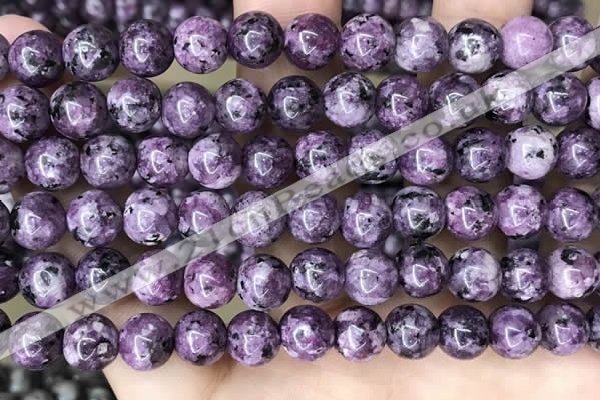 CLJ513 15.5 inches 4mm,6mm,8mm,10mm & 12mm round sesame jasper beads