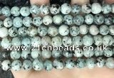 CLJ517 15.5 inches 4mm,6mm,8mm,10mm & 12mm round sesame jasper beads