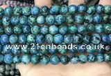 CLJ520 15.5 inches 4mm,6mm,8mm,10mm & 12mm round sesame jasper beads