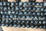 CLJ523 15.5 inches 4mm,6mm,8mm,10mm & 12mm round sesame jasper beads