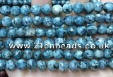 CLJ558 15.5 inches 6mm,8mm,10mm & 12mm faceted round sesame jasper beads