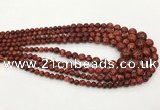 CLJ614 6mm - 14mm round sesame jasper graduated beads