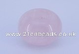 CLO01 19*30mm rondelle loose rose quartz gemstone beads wholesale