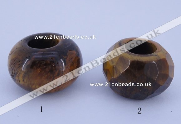 CLO20 19*30mm rondelle loose tiger eye gemstone beads wholesale