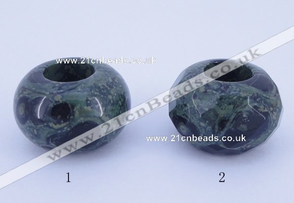 CLO24 19*30mm rondelle loose kambaba jasper gemstone beads wholesale