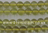 CLQ152 15.5 inches 8mm round natural lemon quartz beads wholesale