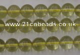 CLQ153 15.5 inches 10mm round natural lemon quartz beads wholesale