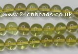 CLQ201 15.5 inches 6mm round natural lemon quartz beads wholesale