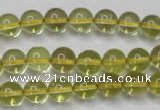 CLQ202 15.5 inches 8mm round natural lemon quartz beads wholesale