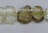 CLQ266 15.5 inches 13*18mm - 15*20mm freeform lemon quartz beads