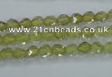 CLQ301 15.5 inches 6mm faceted nuggets lemon quartz beads