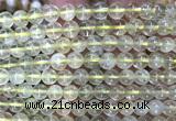 CLQ361 15 inches 6mm round lemon quartz gemstone beads