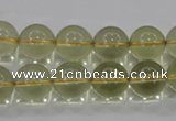 CLQ53 15.5 inches 12mm round natural lemon quartz beads wholesale