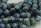 CLR02 16 inches 8mm round larimar gemstone beads wholesale