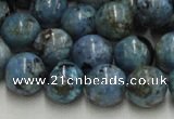 CLR05 16 inches 14mm round larimar gemstone beads wholesale