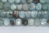 CLR100 15.5 inches 2*3mm faceted rondelle larimar gemstone beads