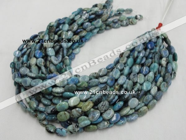 CLR12 16 inches 12*16mm oval larimar gemstone beads wholesale