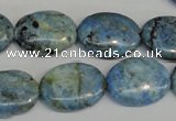 CLR215 15.5 inches 15*20mm oval larimar gemstone beads