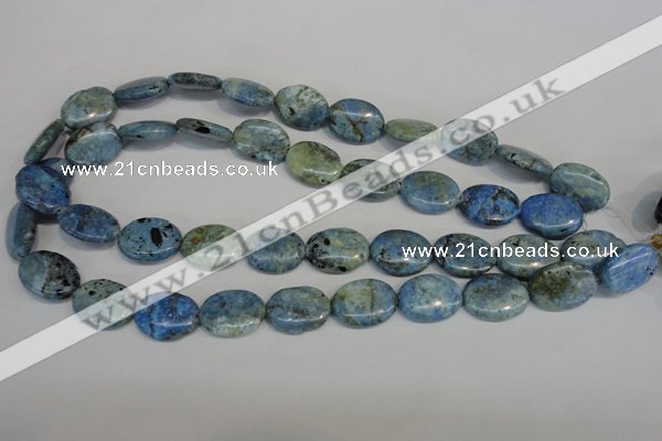 CLR215 15.5 inches 15*20mm oval larimar gemstone beads