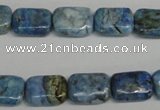 CLR220 15.5 inches 10*14mm rectangle larimar gemstone beads