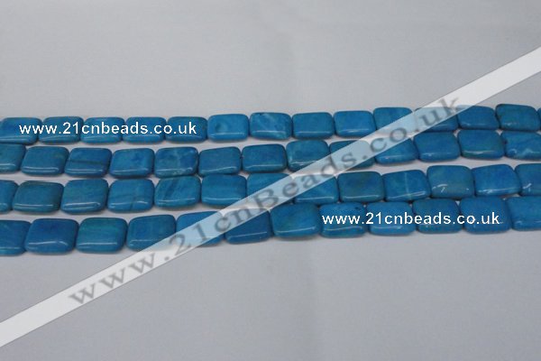 CLR440 15.5 inches 8*12mm rectangle dyed larimar gemstone beads