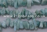 CLR45 15.5 inches 3*8mm – 4*10mm natural larimar chips beads