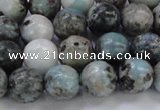 CLR63 15.5 inches 10mm round natural larimar gemstone beads