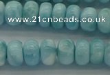 CLR80 15.5 inches 5*8mm rondelle natural larimar gemstone beads