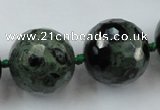 CLS107 15.5 inches 25mm faceted round kambaba jasper beads