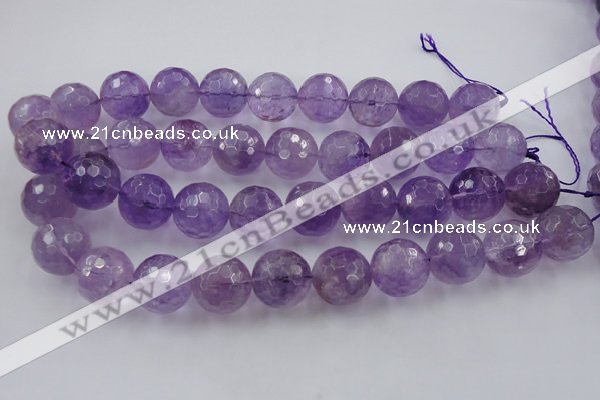 CLS153 15.5 inches 20mm faceted round lavender amethyst beads