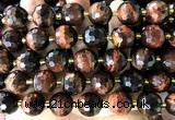 CLS424 15 inches 16mm faceted round red tiger eye gemstone beads