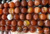 CLS610 15 inches 16mm round red banded agate gemstone beads