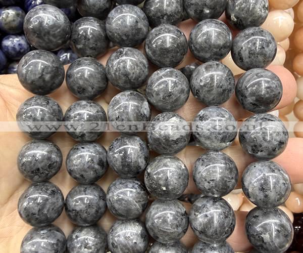 CLS636 15 inches 16mm round black labradorite beads wholesale