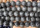 CLS636 15 inches 16mm round black labradorite beads wholesale