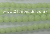 CLU02 15.5 inches 6mm round luminous stone beads wholesale