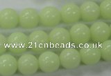 CLU04 15.5 inches 10mm round luminous stone beads wholesale