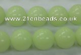 CLU05 15.5 inches 12mm round luminous stone beads wholesale