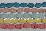 CLV304 15.5 inches 18*25mm oval lava beads wholesale