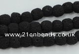 CLV378 15.5 inches 8mm ball dyed lava beads wholesale