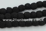 CLV378 15.5 inches 8mm ball dyed lava beads wholesale