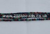 CLV520 15.5 inches 4mm round mixed lava beads wholesale