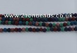 CLV521 15.5 inches 6mm round mixed lava beads wholesale