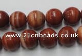 CMA205 15.5 inches 14mm round red malachite beads wholesale