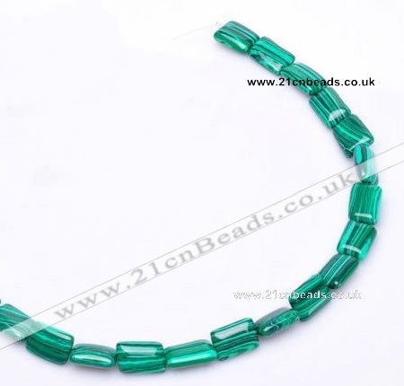 CMA22 10*14mm rectangle imitate malachite beads Wholesale