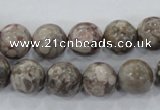 CMB05 15.5 inches 12mm round natural medical stone beads wholesale