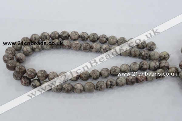 CMB05 15.5 inches 12mm round natural medical stone beads wholesale