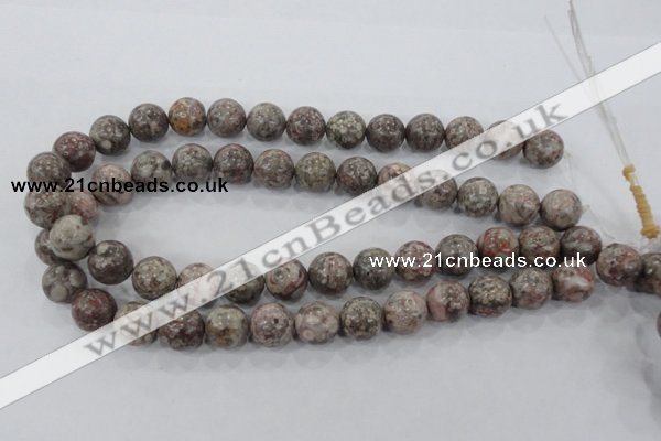 CMB06 15.5 inches 14mm round natural medical stone beads wholesale